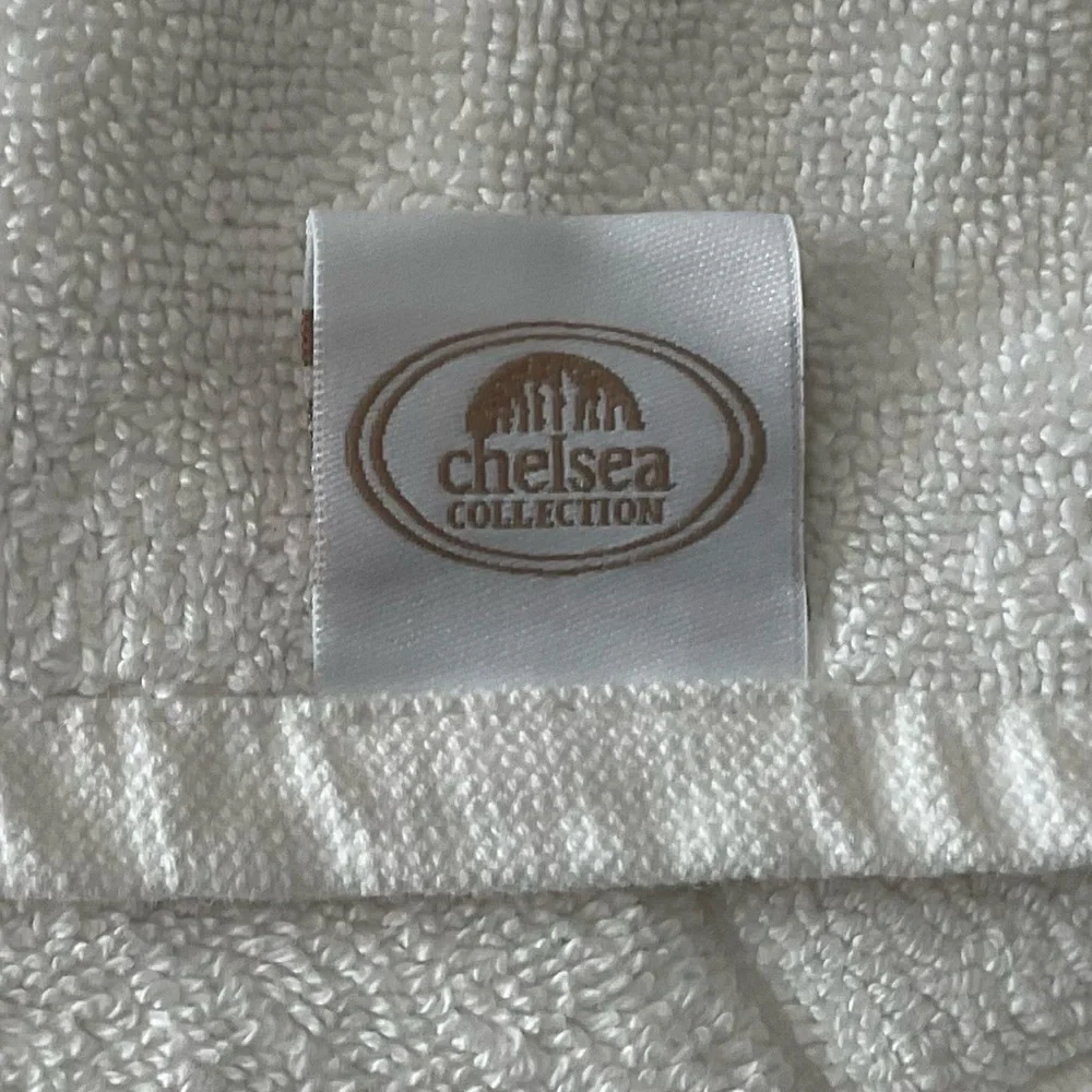 Chelsea Collection 100% Cotton Towel Bath Mat Set of 2 White